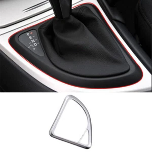 ABS Silver Center Control Gear Panel Decorate Trim For BMW 1 Series E81 2007-11 - Picture 1 of 6