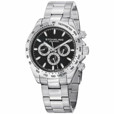 Reloj de pulsera para hombre reloj movimiento de cuarzo acero inoxidable resistente al agua tiempo  Foto 1 de 3