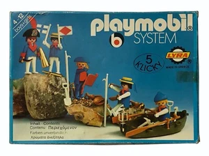 VINTAGE LYRA PLAYMOBIL 3546 MARINAI NAVE EQUIPAGGIO GRECO NUOVO CON SCATOLA RARO - Foto 1 di 8