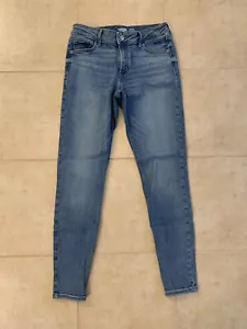 Pantalones de mezclilla ajustados Old Navy Distress azul talla 4 para mujer junior de altura media - Imagen 1 de 3