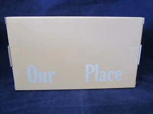 Our Place The Lunch Box w/Four Pc. Utensil Set Two Compartment Strap New Pink - Picture 1 of 10
