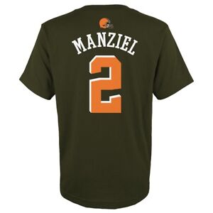 Johnny Manziel NFL Cleveland Browns "Mainliner" Jersey T-Shirt Youth (S-XL)