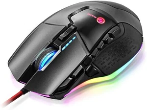 Elecom Wired Gaming 13 Button Mouse, High Perfomance Gaming Sensor PixArt PMW338 - Picture 1 of 7