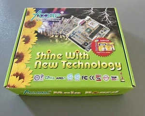 BRAND NEW! Acorp MotherBoard 6VIAZX85 Socket 370 For Pentium III-Celeron - Photo 1/13