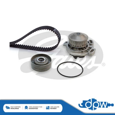 Gates Timing Belt + Water Pump Kit Fits Audi Quattro Coupe 100 90 - Image 1 of 4