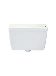 Cassetta Esterna Wc Scarico Singolo a Zaino Roma Bianca per Bagno con Accessori - Foto 1 di 4