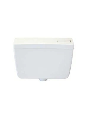 Cassetta Esterna Wc Scarico Singolo a Zaino Roma Bianca per Bagno con Accessori - Immagine 1 di 4