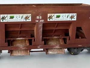 BEMO Schotterwagen RhB OVP Fad 8707 BAS - realistisch gealtert - Bild 1 von 19