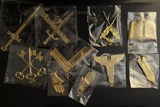 set 10 gioielli di loggia - Massoneria -