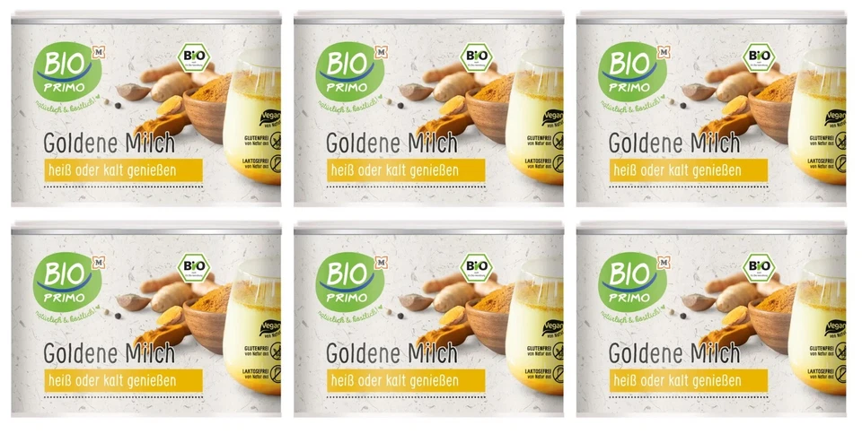 6 x 70g | BIO PRIMO Bio Goldene Milch - Bild 1 von 1