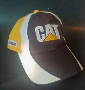 CAT Caterpillar Hat Nascar RCR Racing Jeff Burton 31 Embroidery Cap Hook Loop 