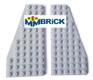 LEGO Flügelplatten 6x12 12x6 Noppen im neuen hellgrau 30355 30356 - Menge wählen - Bild 1 von 4