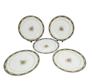 Set of 5 - Concord Decorated by Haviland France Limoges Dinner Plates - Picture 1 of 7