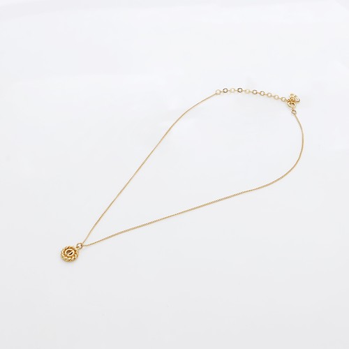 Collana Christian Dior CD logo cerchio vintage oro WS8894