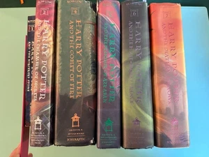 Harry Potter Hardcover Set Bücher 2,4-7 Set Erstausgabe (J.K. Rowling) PB Jahr 1 - Bild 1 von 9