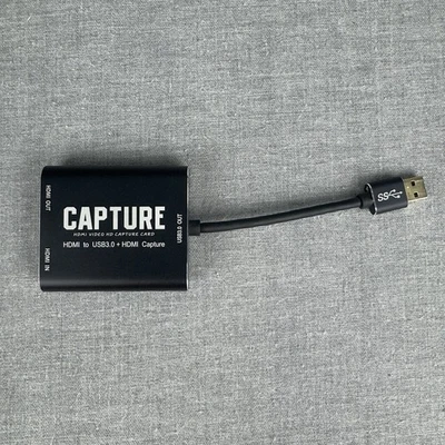 4K 1080p HDMI USB 3.0 Video Capture Card Game Live Stream Screen Record US - Image 1 of 4