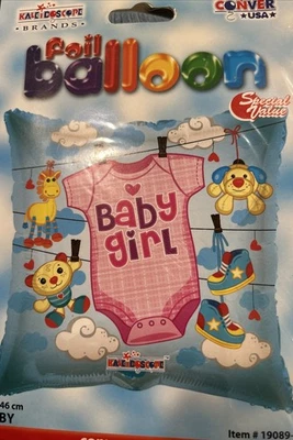 Caleidoscopio 18" Lámina Bebé Niña Globo Foto 1 de 2