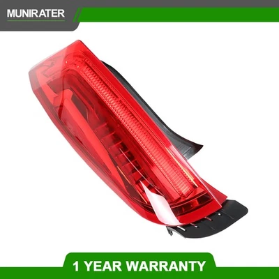 Luz trasera para Cadillac XTS 2013-2017 conductor lado izquierdo LED lente roja carcasa negra Foto 1 de 4