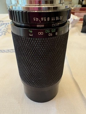 SOLIGOR 80-200mm F4.5 Multicoated Zoom+Macro C/D Auto Lens Nikon F Mount & 4558B - Image 1 of 4