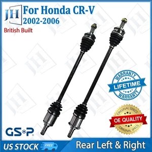 Juego de ejes de eje CV trasero izquierdo derecho OE para Honda CR-V 2002-2006 construcción británica - Imagen 1 de 15