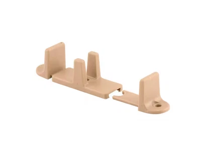 PRIME LINE PRODUCTS Closet Door Floor Guide 2-Pack Tan Nylon Sliding Door Hardware