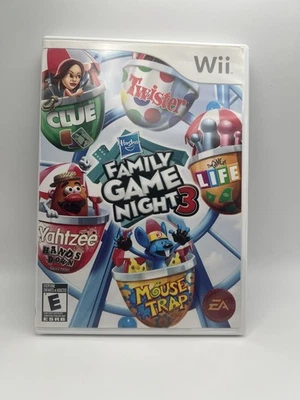 Hasbro Family Game Night 3 (Wii, Complete & Tested) - Image 1 of 4