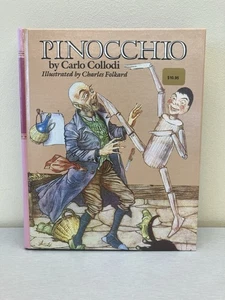 1987 PINOCCHIO CARLO COLLODI Children's Classic HARDCOVER BOOK Illustrated Kids - Picture 1 of 13