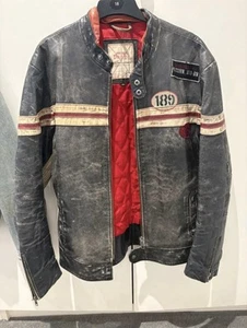 Jack Jones Racer Jacket Vintage Size Xl - Picture 1 of 7
