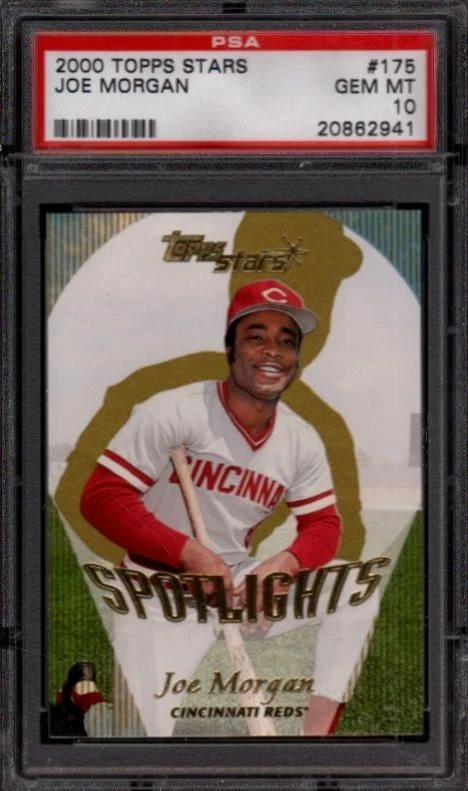 2000 TOPPS STARS # 175 JOE MORGAN ☆RARE☆ CINCINNATI REDS ☆POP 3☆ PSA 10 GEM-MINT - Image 1 of 1