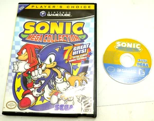 Nintendo GC GameCube Game Cube -Sonic Mega Collection 7 great hits-Game + Case!! - Picture 1 of 6