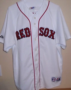 Jonathan Papelbon Red Sox Adult Majestic Home Jersey size LARGE - Picture 1 of 2