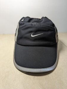 NIKE Vintage 2007 Black/Grey Dri Fit 5 Panel Hat~NEW with Tags