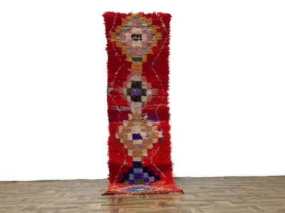 2x8.8ft,Modern Runner Rug,Vintage Entryway Runner,Handmade Living Room Rug - Image 1 of 4