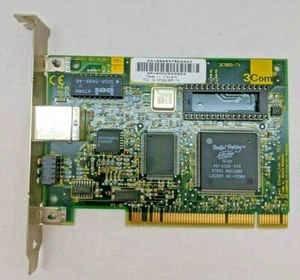 Tarjeta de interfaz de red 3Com 40-0336-004 Fast Etherlink 10/100 PCI a red PROBADA - Imagen 1 de 3