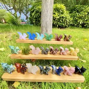 50mm Mix Natural Quartz skull Carved Quartz Crysta Skull Reiki Random Gift 2pc - Picture 1 of 9