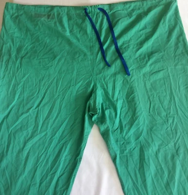 CALÇA ESFOLIANTE MÉDICA TÊXTIL PADRÃO FEMININA 3XL 54"x30.5" UNIFORME VERDE - Imagem 1 de 4