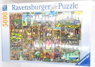Ravensburger Bizarre Town Colin Thompson 5000 Piece Jigsaw Puzzle NEW Sealed - Image 1 of 4