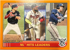 2021 TOPPS BIG LEAGUE *ORANGE* #258 MARCELL OZUNA/FREDDIE FREEMAN/TREA TURNER