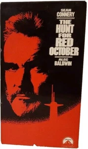 The Hunt For Red October (VHS 1990) Sean Connery | Alec Baldwin | John McTiernan - Picture 1 of 3