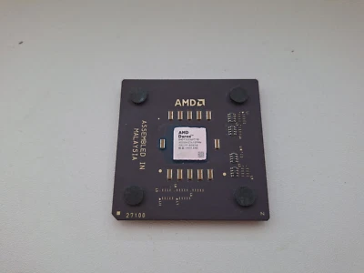 AMD Duron DHD1300AMT1B very rare AG0GA package 27100 Vintage CPU GOLD - Image 1 of 2