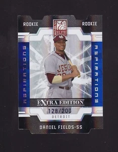 2009 Donruss Elite Extra Edition Daniel Fields Rookie 128/200 #140 Tigers - Picture 1 of 2
