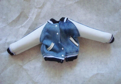 Blythe doll Clothes Blythe Letterman Jacket US seller - Image 1 of 4
