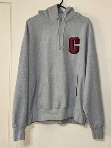Champion Reverse Weave Grey Hoodie Sweatshirt Pullover Size XL - Picture 1 of 5