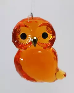 1CED orange Autumn OWL Crystal Expressions Figur ORNAMENT Ganz acryf-131 - Bild 1 von 8