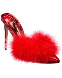 UVP $ 700 Sophia Webster Damen Delicia Marabou Feder High Heel Pantoletten Größe 7,5 - Bild 1 von 9