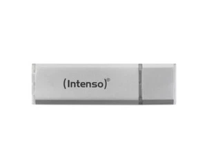 USB 2.0 Clé 64GB Clé Mémoire Intenso Alu Ligne Argent 3521492 Lecteur Flash - Afbeelding 1 van 3