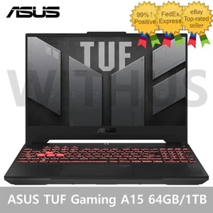 ASUS TUF Gaming A15 15.6" FA507NU-R7735D RTX4050 64GB/1TB R7-7735HS FreeDOS - Picture 1 of 5