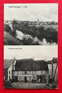 AK BERTHELMINGEN in Lothringen 1916 Gastwirtschaft Oster  ( 111879 - Bild 1 von 2