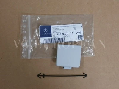 Mercedes Benz Genuine R230 SL-Class SL500 Front Bumper Tow Eye Cover Flap Primed - Image 1 of 2