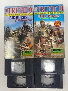 VHS: The Truth 10 Big Bucks: Vol 5 + 6: Primos Calls: deer hunting - Picture 1 of 1